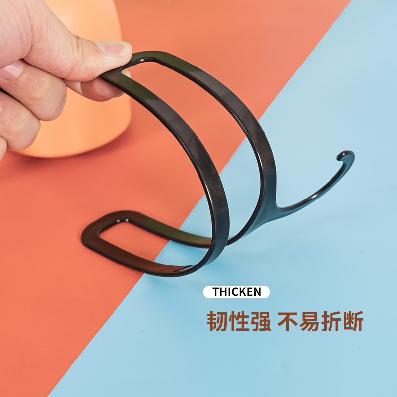塑料围巾架超市展示架毛巾架丝巾架商超用透明领带架挂架厂家批发产品图
