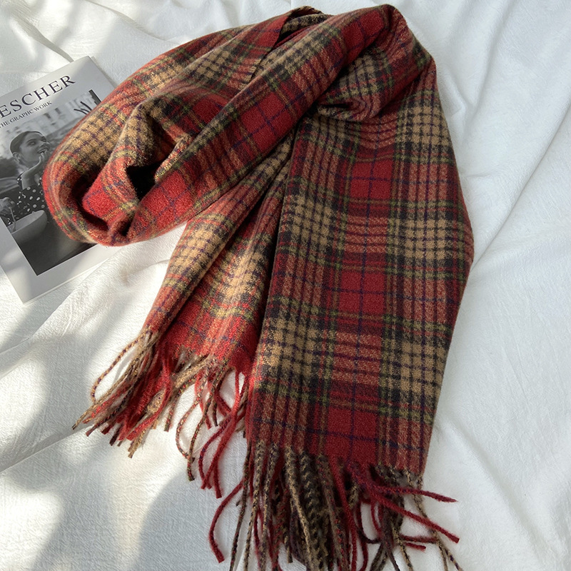 围巾/世界杯/围巾女长款百搭/女士围巾/红围巾产品图