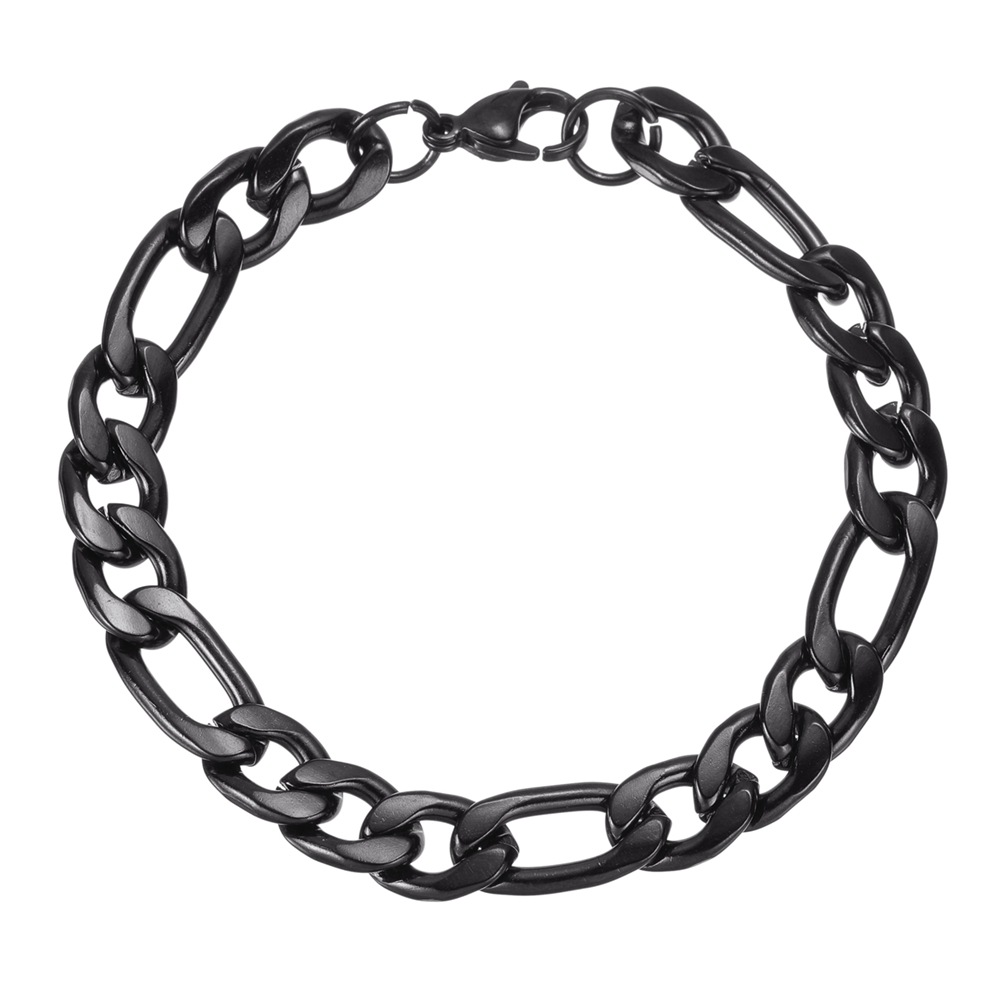 Titanium alloy NK Cuban chain bracelet DIY fashionable and personalized accessory bracelet bag chain flat chain men's chain