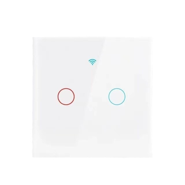 Tuya WiFi+ Bluetooth +RF smart touch switch, single-fire and zero-fire universal European and British standard switch Item Picture