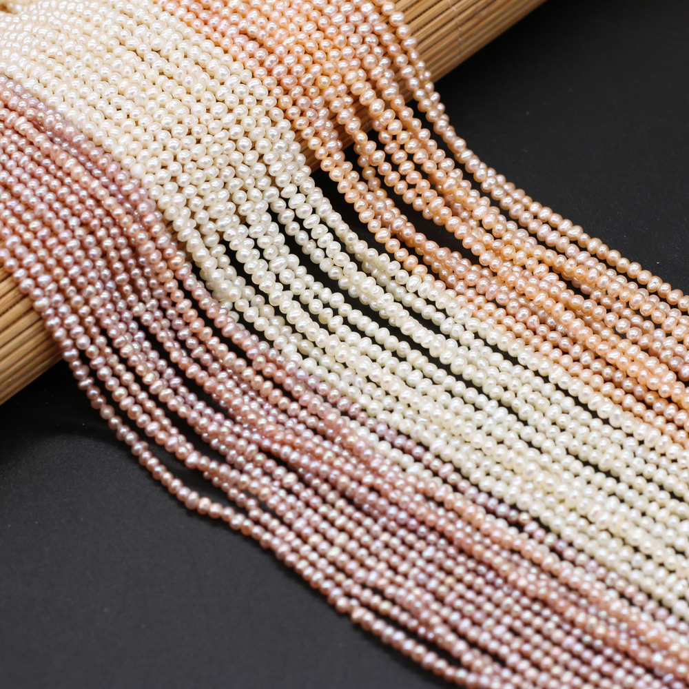 Exquisite natural freshwater pearl potato beads DIY jewelry accessories, handcrafted jewelry necklaces, semi-finished product production and wholesale