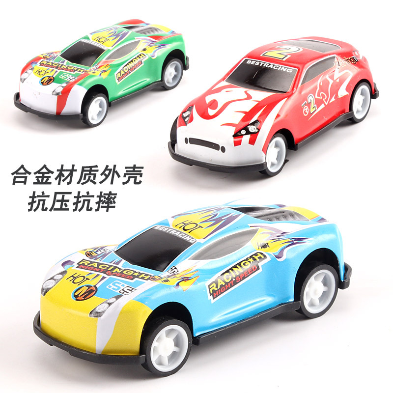Alloy rebound car toy racing car model, children's toy car, small car detachable and disassemblable, fun racing sports experience Application Scenario