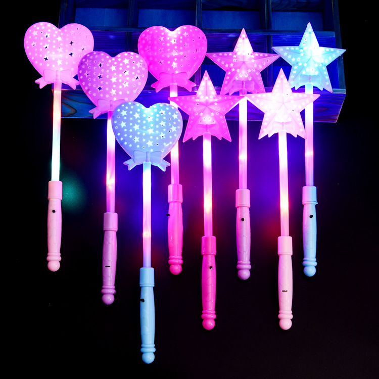 Luminous magic wand children's toys, luminous magic wand, wholesale bouncy balls, hot sales, luminous toys, fun and entertainment