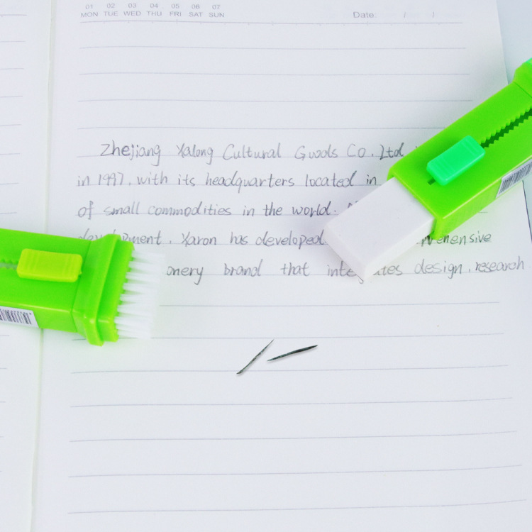Yalong Cross-border's new 4-color mixed TPR material rubber band brush eraser stationery for returning to school Application Scenario