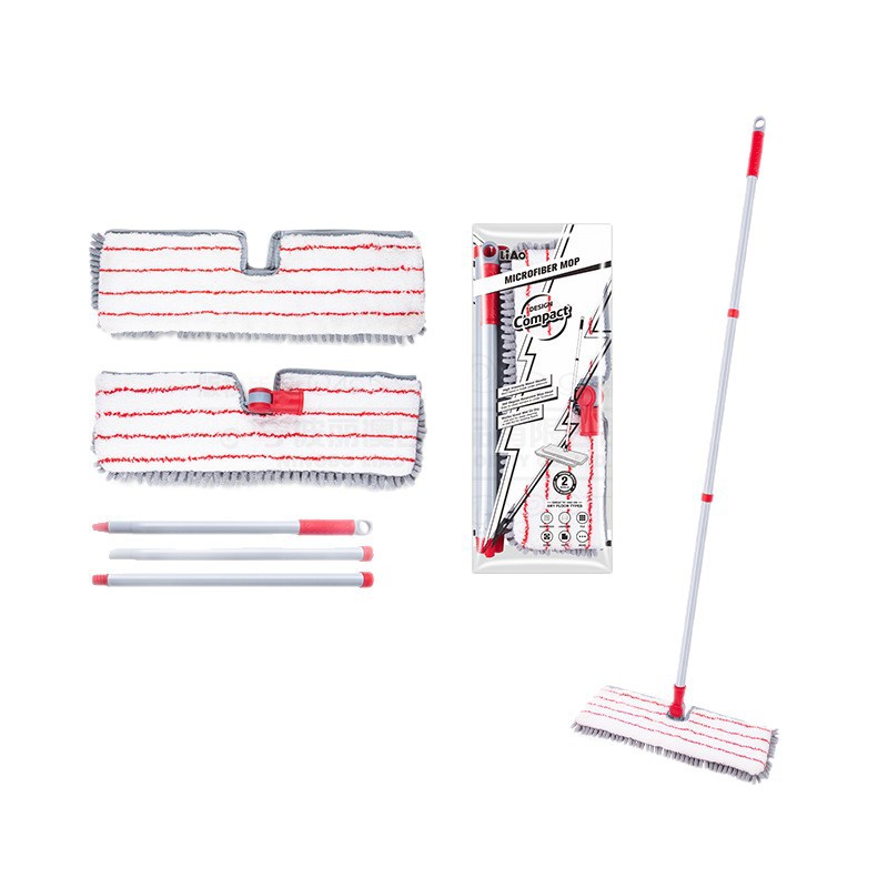 Cross-border exclusive supply: Chenier double-sided flat mop, detachable rod, lazy mop, dry and wet dual-purpose electrostatic dust removal Item Picture