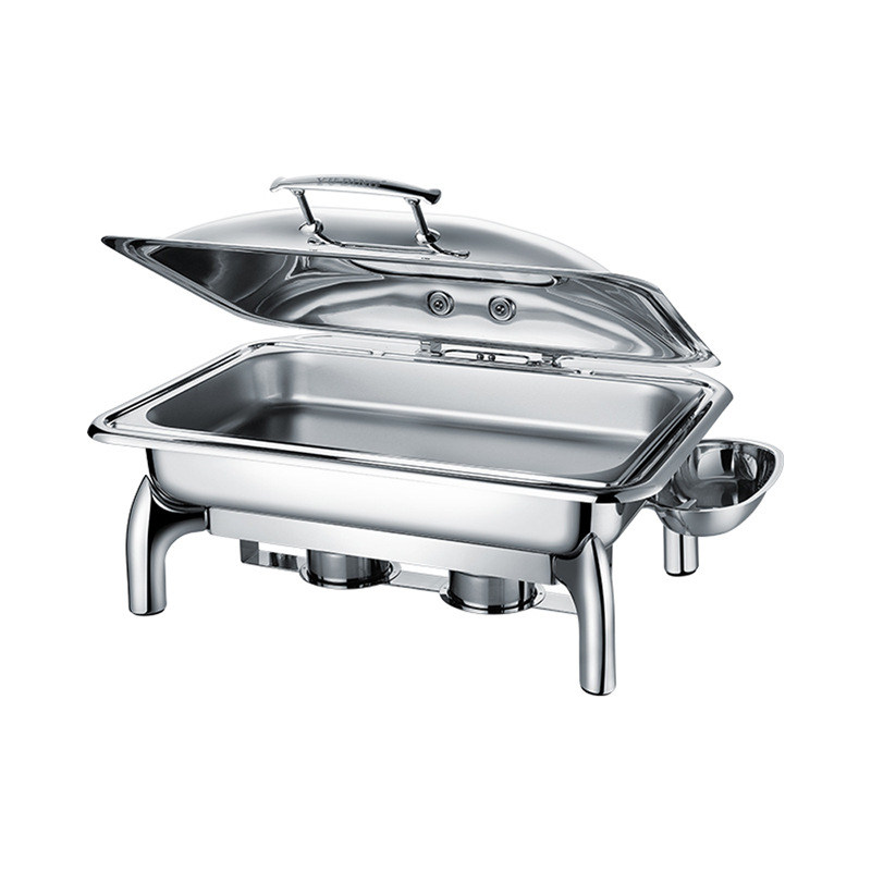 Visible rectangular mechanical buffer hydraulic glass-covered buffet stove, insulated stove, self-service breakfast stove for commercial use Application Scenario