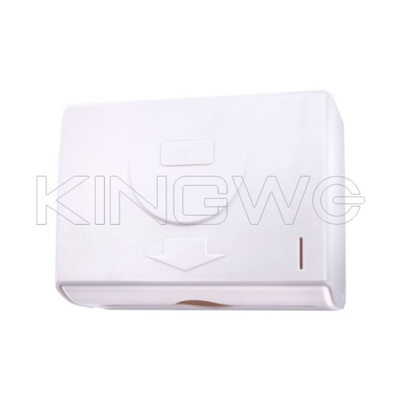 KINGWE卫生间酒店壁挂式塑料擦手纸盒家用餐饮挂式擦手纸架纸巾架