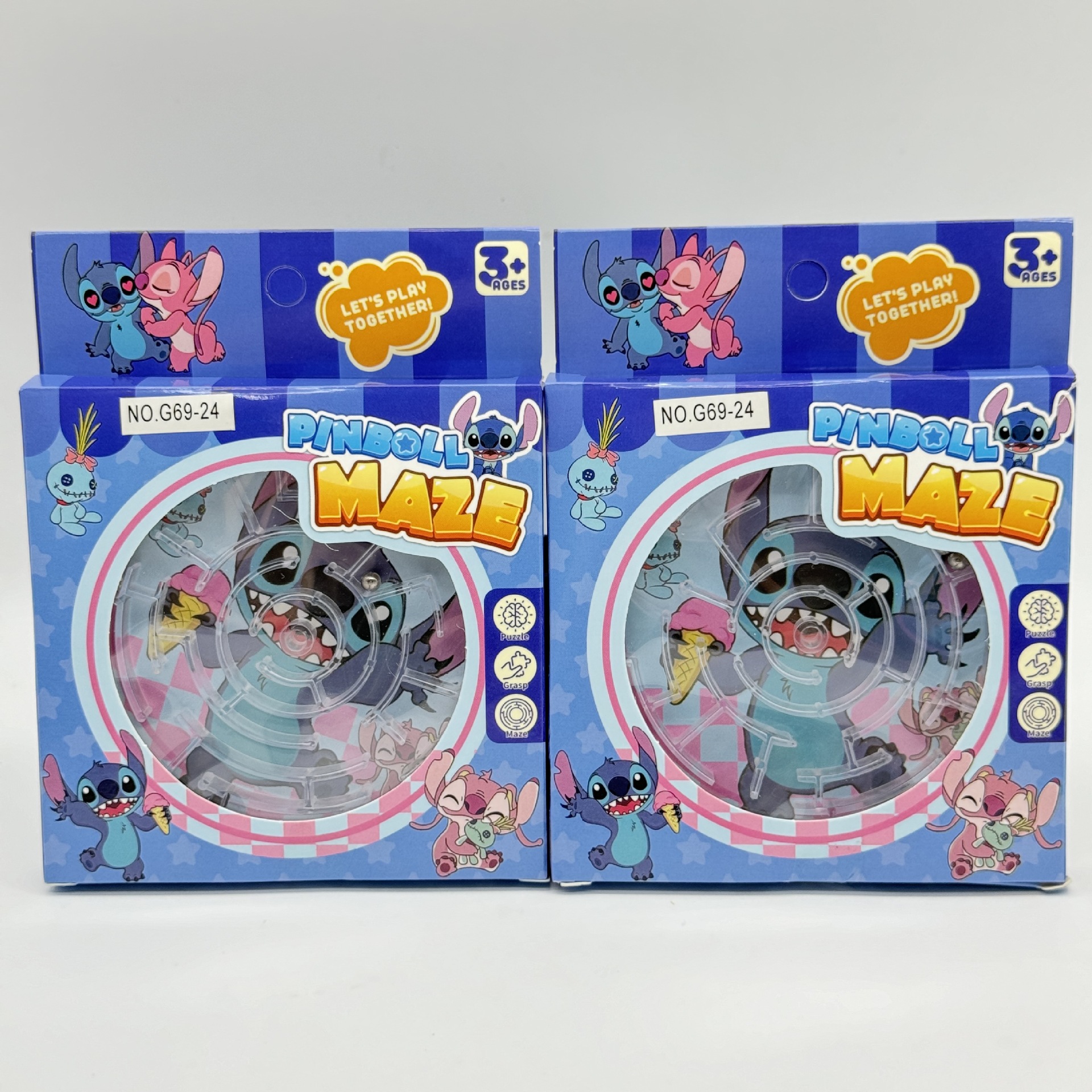 史迪仔弹珠盘迷宫史迪星际宝贝学生益智弹射掌上弹珠盘儿童玩具