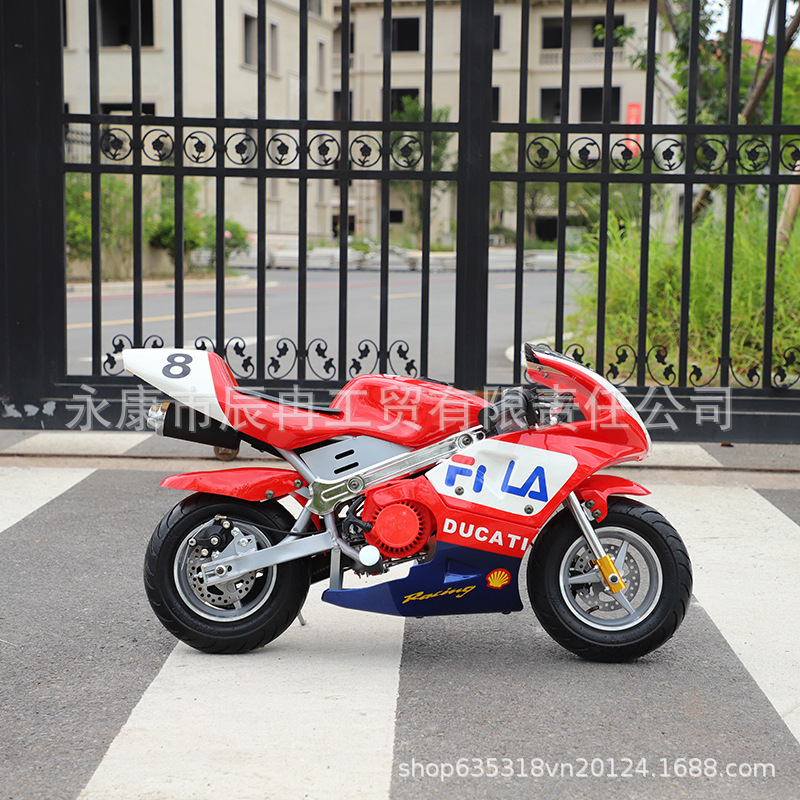 CR manufacturer's direct supply of children's mini two-wheeled scooters, 49CC two-stroke aluminum pull-start CR manufacturer's direct supply of children's mini two-wheeled scooters, 49CC two-stroke aluminum pull-start