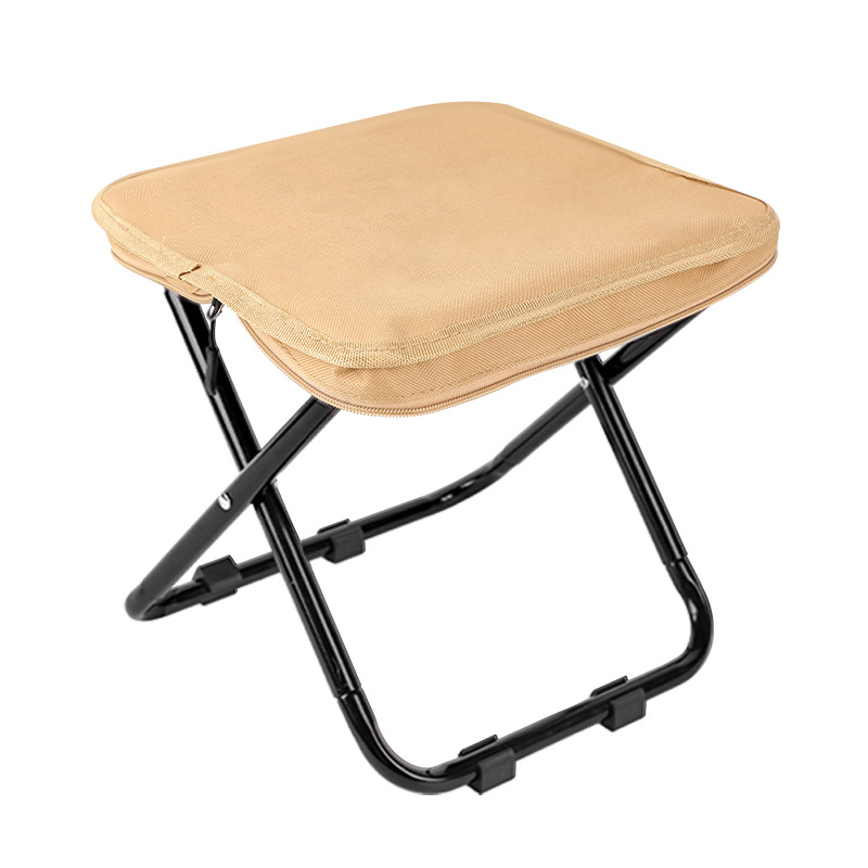 Cross-border outdoor folding chairs, portable pen cases, camping stalls, queuing small stools, mini lightweight folding handbag stools Item Picture