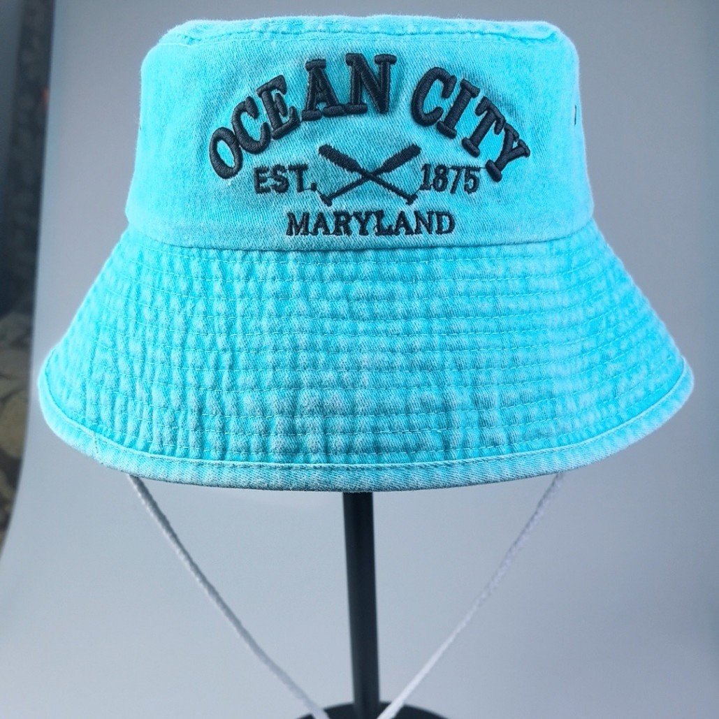 American streetwear brand fashion lettered basin hat, women's spring and summer outdoor street foldable fisherman hat, couple hats details Picture