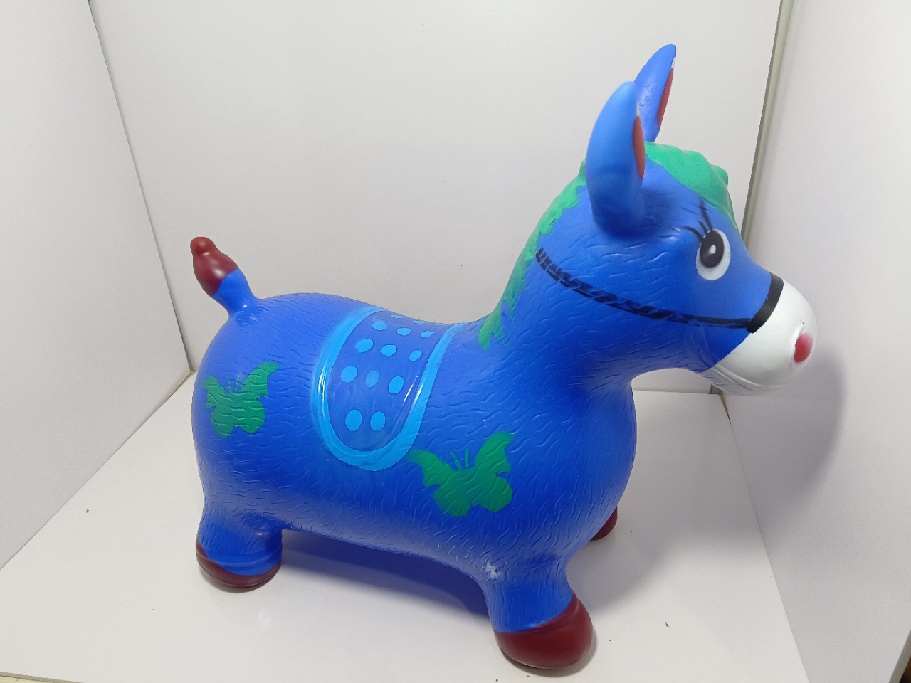 迷你弹力球/1岁BB玩具/气马/夜光跳跳球/0到1岁儿童玩具细节图