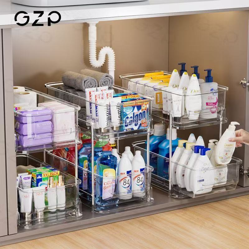 Sink, storage rack, pull-out bathroom cabinet, storage layer under the bathroom, toilet cabinet, various wonders, kitchen details Picture
