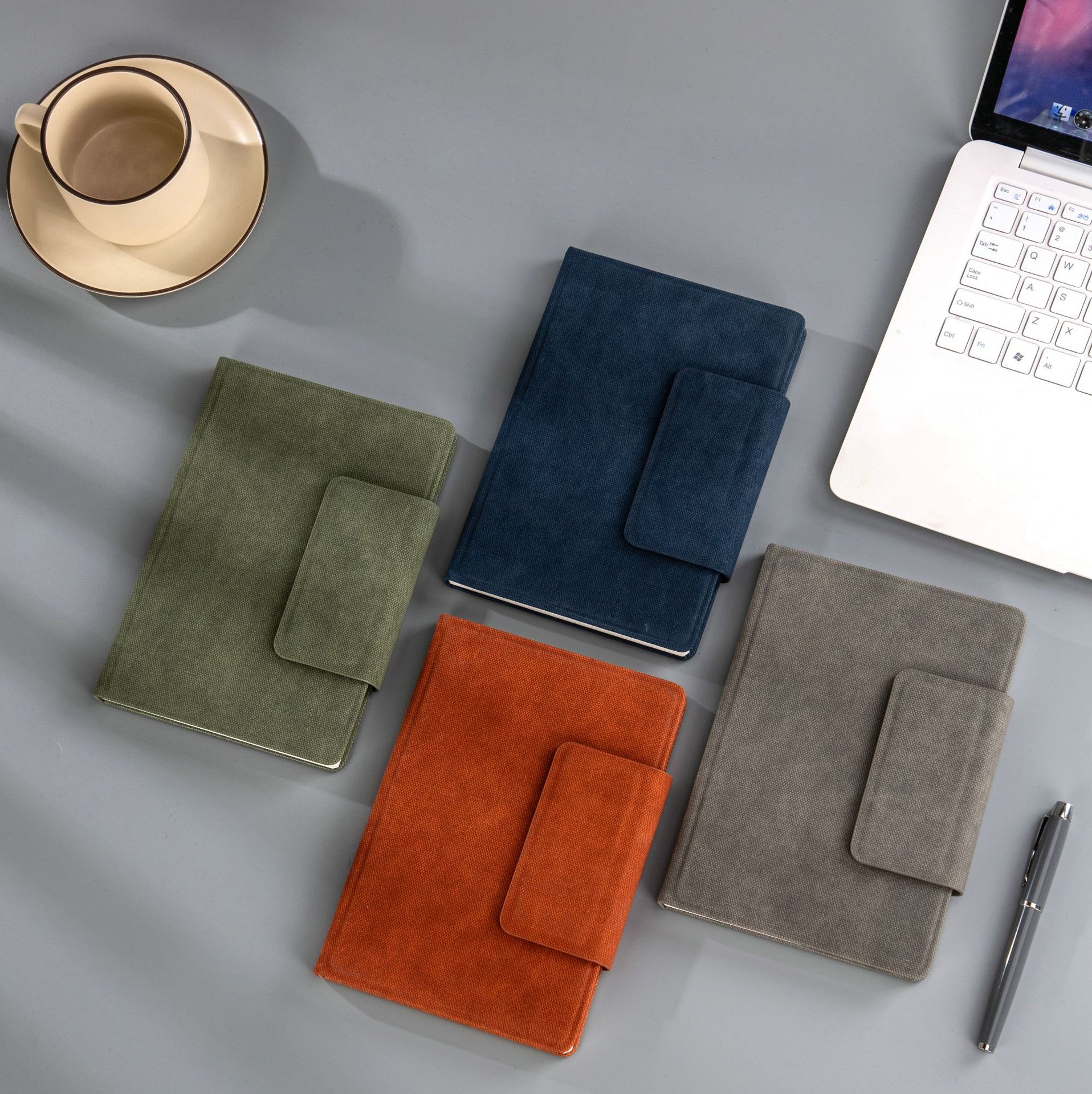 Magnetic clasp notebook a5 color business office notepad, student class record book, logo printable notebook Specification image