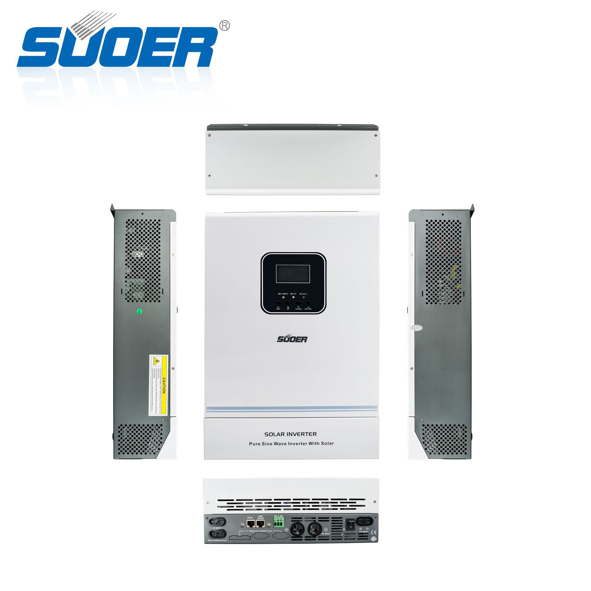 Sol 6.2KW parallel off-grid reverse control integrated single-phase high-power solar photovoltaic hybrid inverter 220V Item Picture