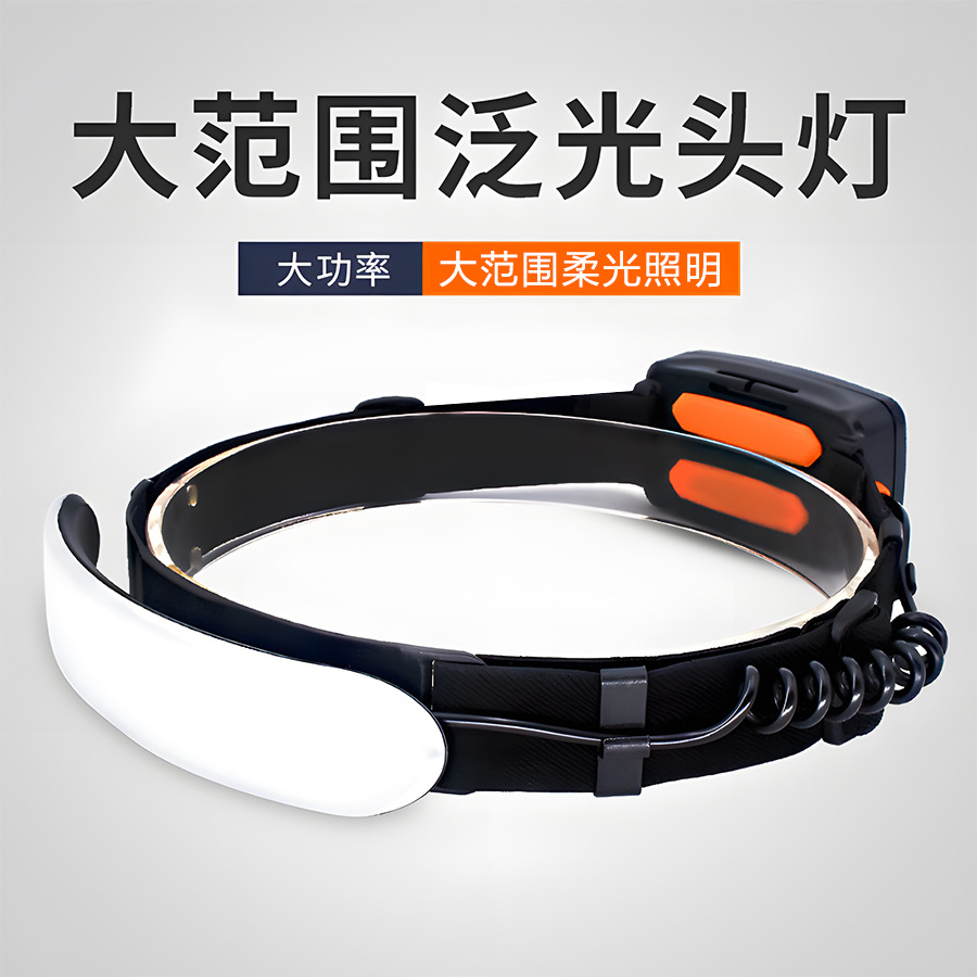 Cross-border LED headlamps, high-intensity charging, floodlighting, waterproof, ultra-bright, head-mounted, diffused light, night fishing, outdoor maintenance work Item Picture