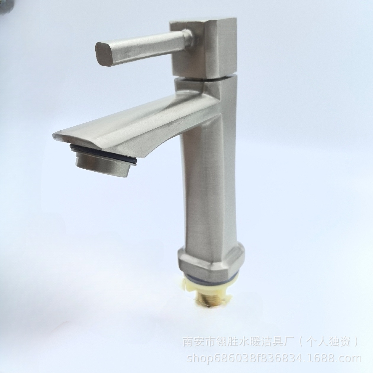 厂家直销 公共卫生间 家用浴室洗脸盆洗手盆立柱盆青蛙单冷水龙头