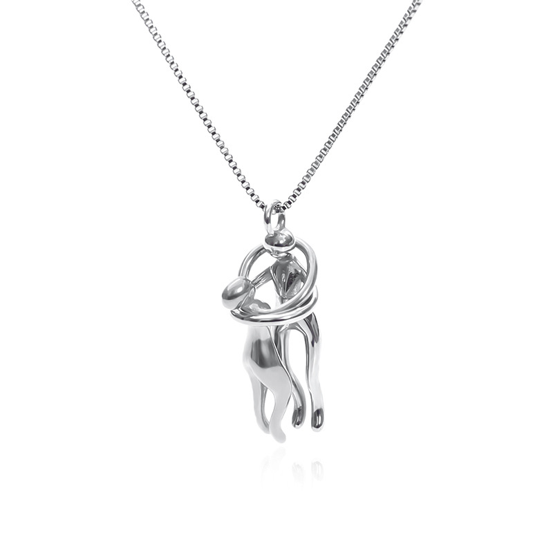 项链/经典项链/银饰/珍珠/珍珠项链白底实物图