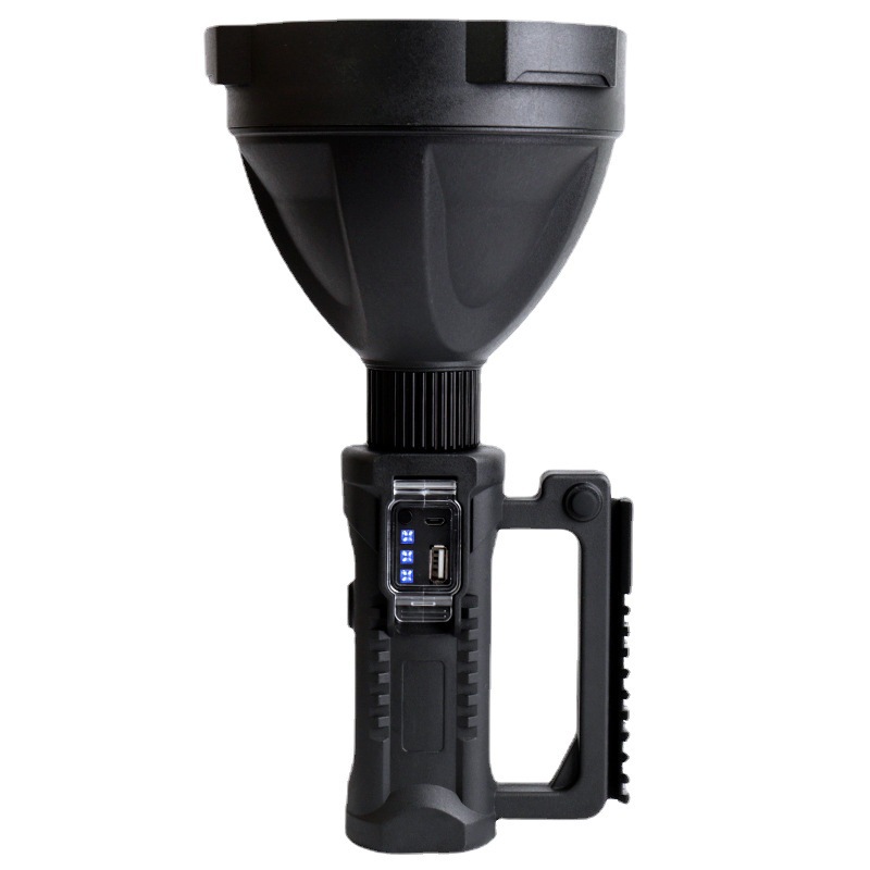 The new P70 searchlight is an outdoor high-intensity multi-functional lighting LED long-range waterproof charging portable flashlight Item Picture
