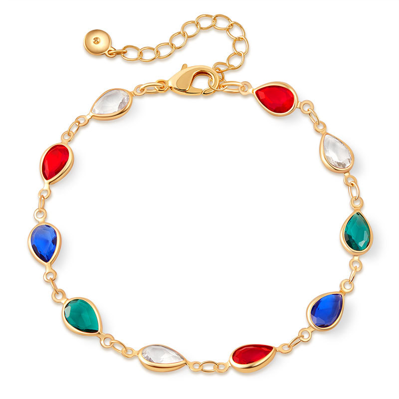 手链/可爱手链/水晶手串/锆石手链/琉璃手串白底实物图