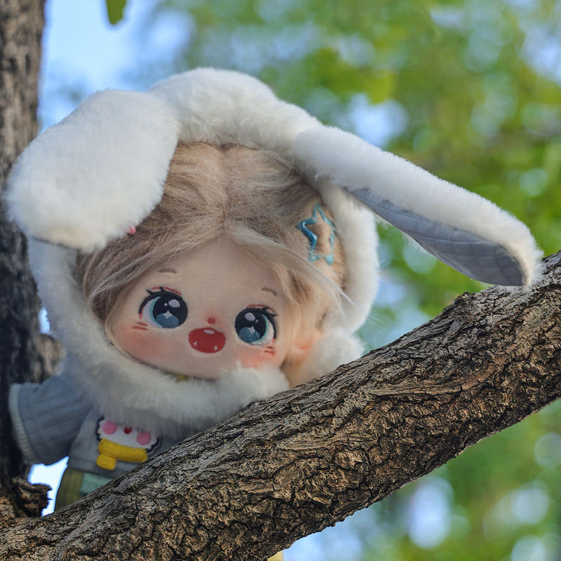 正品20厘米棉花娃娃高品质可爱卡通动物拟人娃衣换装娃娃衣服批发产品图