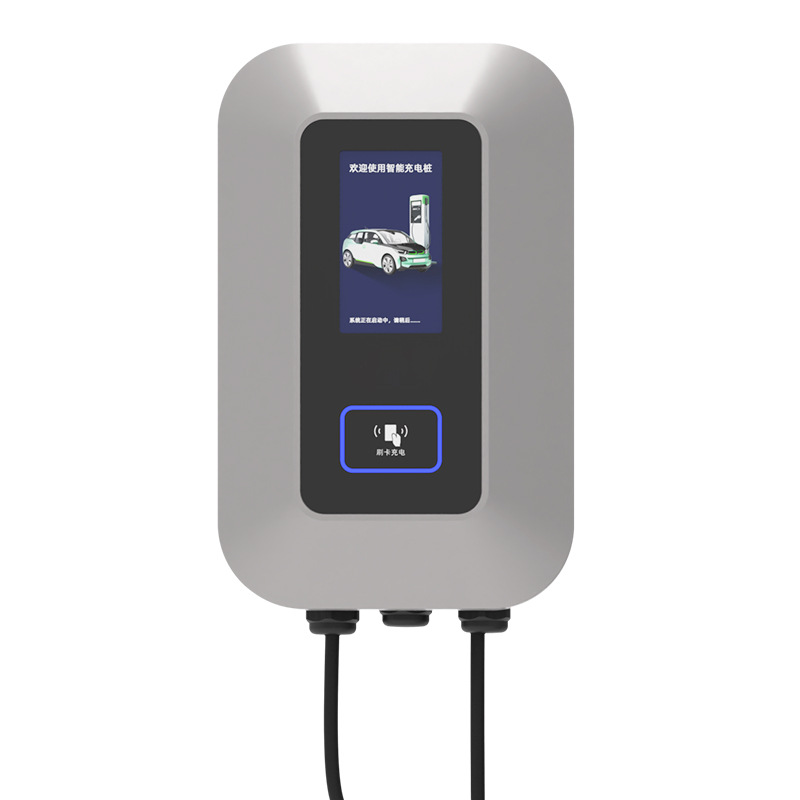 New energy vehicle charging piles, household AC wall-mounted, commercial national standard 7kwType2, community parking lot charging piles Item Picture