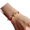 The new lotus bracelet with rotating beads in cinnabar color is a perfect gift for your best friend or girlfriend to bring good luck and wealth Item Picture