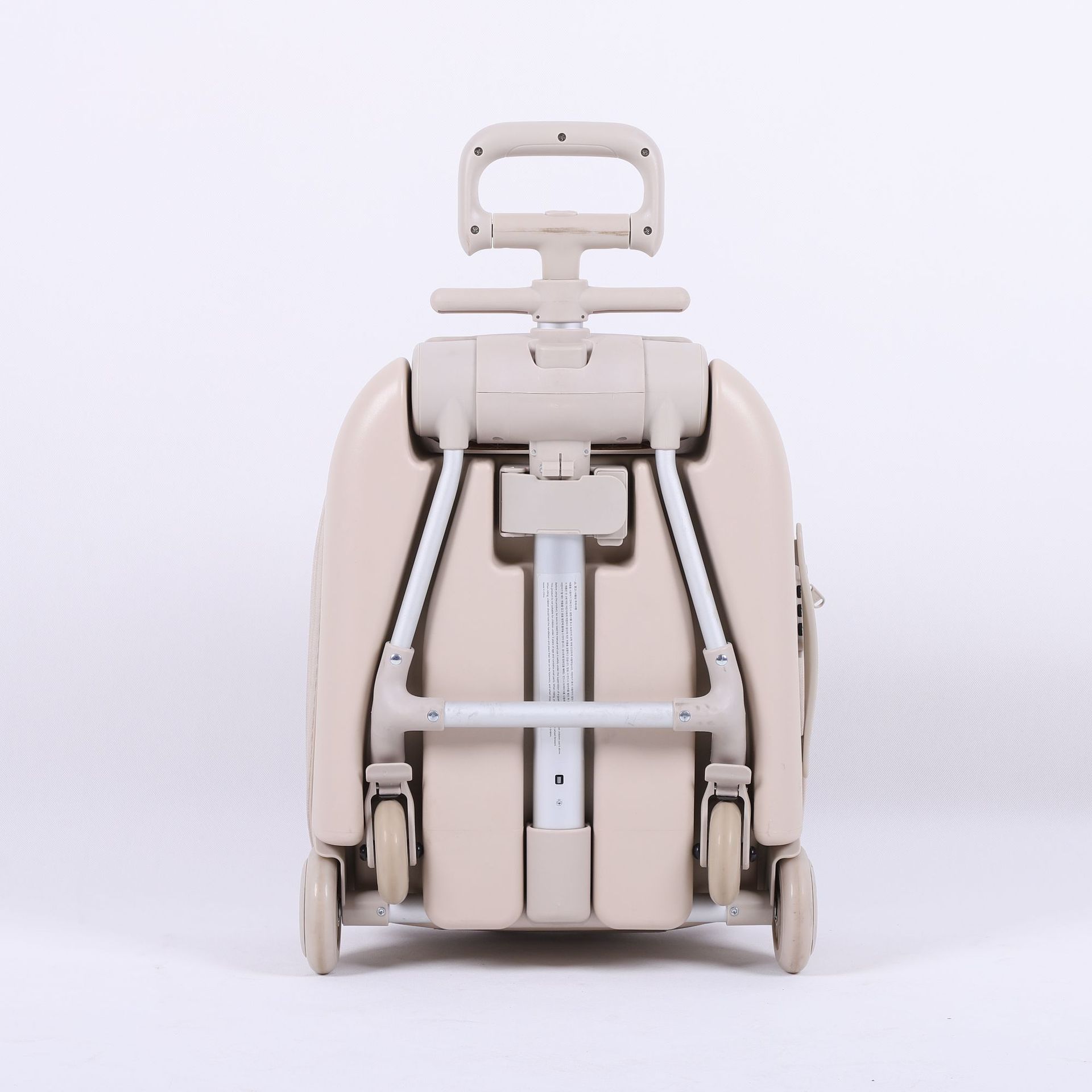 跨境儿童拉杆箱卡通行李箱20寸轻巧登机箱遛娃可坐折叠轻便旅行箱细节图