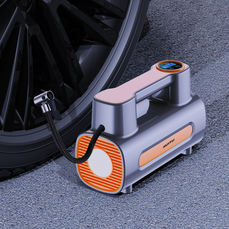 Car air pump, wireless mini portable air filling device, car air pump, electric tire, high-power air injection Application Scenario