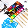 Facial painting sticker set, 42 colors, body painting, children's paint, professional water-soluble facial paint by makeup artist Specification image