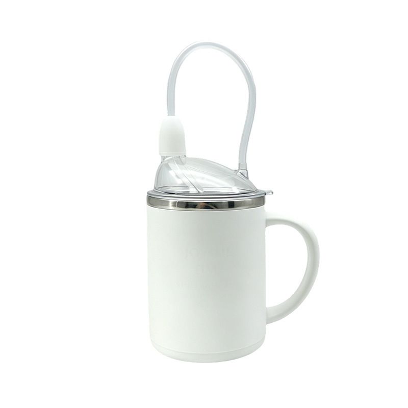 Elderly care cups, stainless steel bed care cups, feeders, liquid food cups, patient care cups, anti-choking and anti-leakage cups Item Picture