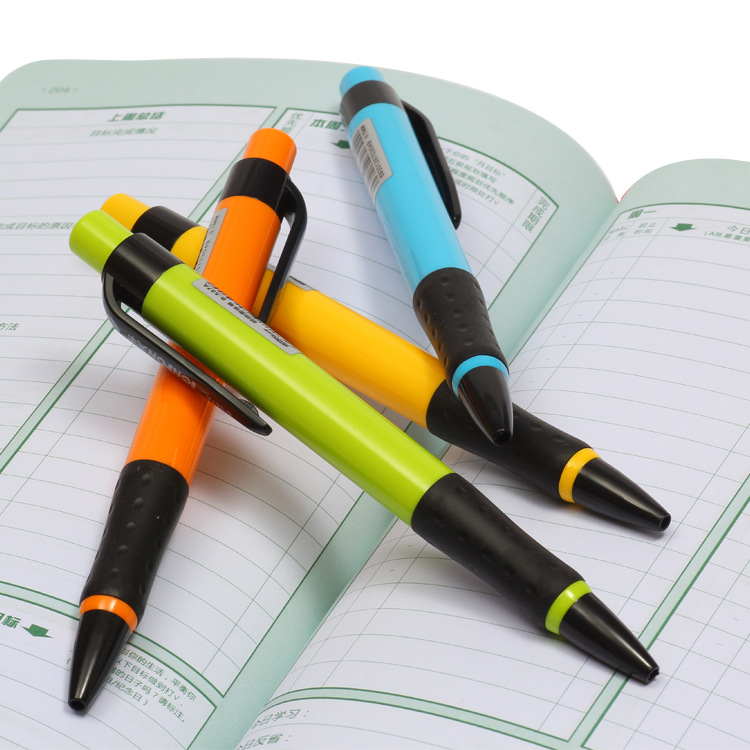 Tianfeng Ballpoint Pen 587A press plastic office ballpoint pen wholesale, smooth writing Application Scenario