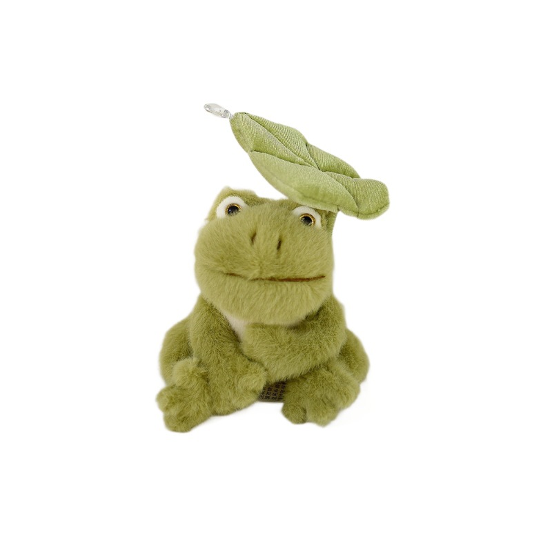 "Duoai Genuine soft and cute frog plush toy bow tie Little frog doll Home desktop decoration Healing little ornaments. Item Picture