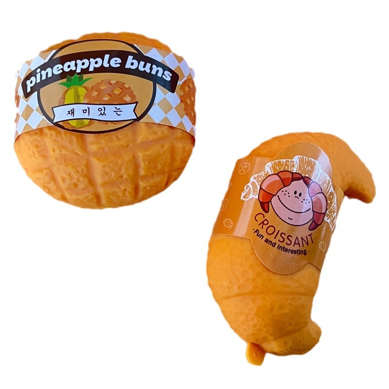 Creative simulation pineapple croissants, a fun and stress-relieving tool for children, are available for wholesale from Yiwu toy manufacturers Item Picture