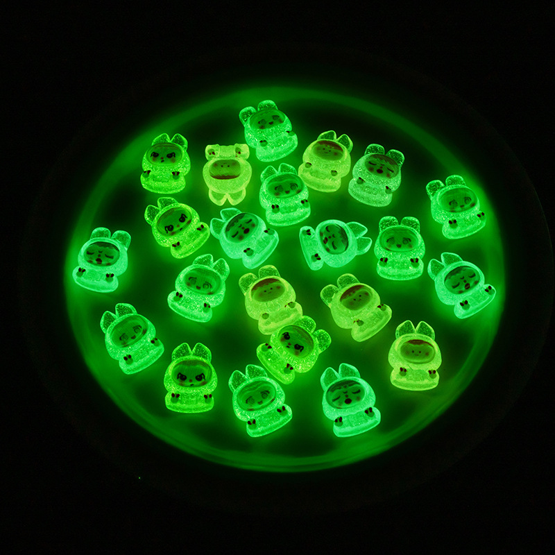 Luminous little rabbit blind bag, miniature cute rabbit toy, mini simulation small gift, Children's Day blind box doll details Picture