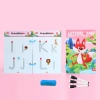 【 Customizable 】 Erasable pen Control Training Card 1-3 Stage Children's concentration hand-eye coordination Training Card Specification image