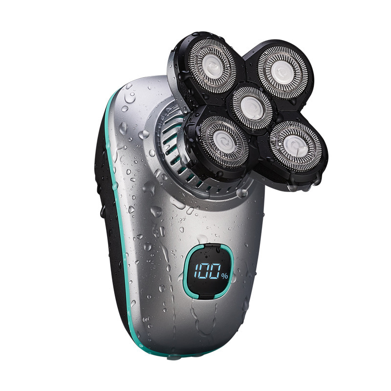 Wholesale Of Cross-Border Floating High-Power Electric Shavers, Full-Body Washable Men's Digital Bald Shaving Razors, And Rechargeable Ones Item Picture