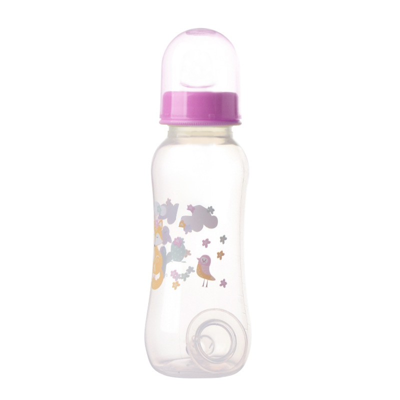 Factory wholesale of food-grade plastic PP baby bottles for newborns, anti-inflation label wide-mouth baby bottles Item Picture