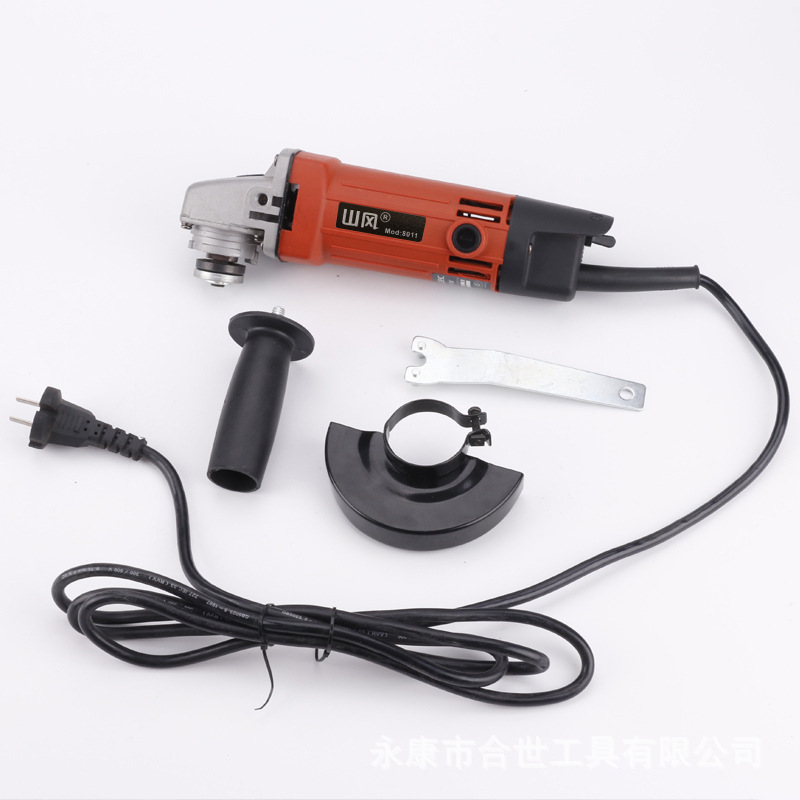Southeast Asian plug-in electric grinding machine, metal grinding wheel machine, small handheld household Angle grinder, polishing machine full figure