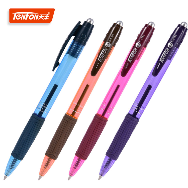 Tianfeng Factory Direct Sales 5781 silk-screen type pen, foreign trade Ballpoint pen, new Tianfeng Ballpoint pen