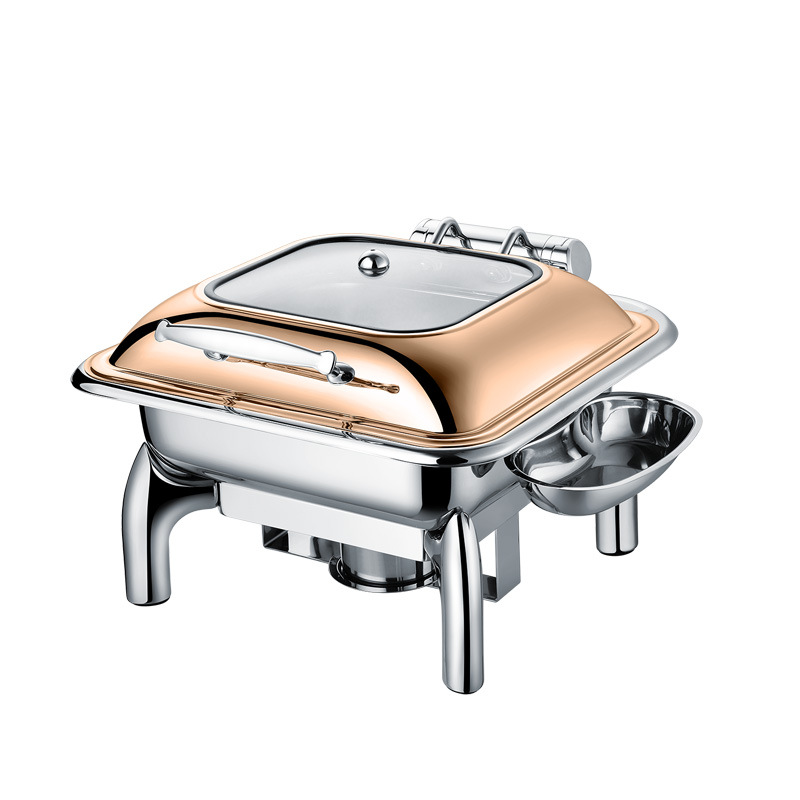 Visible square mechanical buffer hydraulic glass-covered buffy stove insulated self-service lunch box details Picture