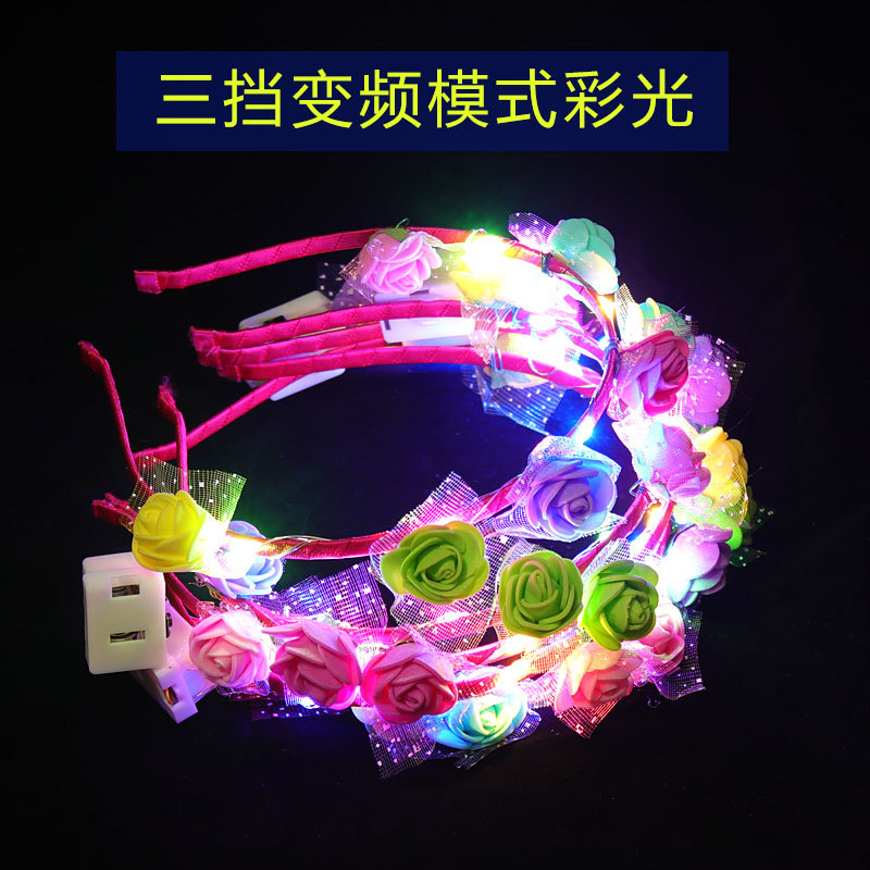 发光气球/发光头箍/发光发带/手持发光灯带/发光细节图