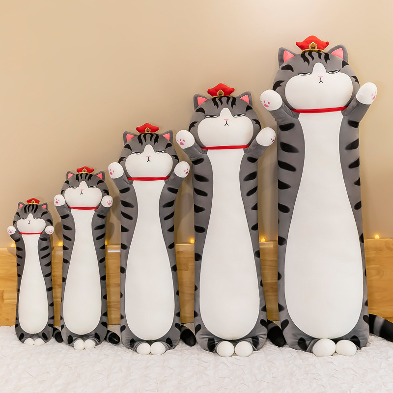 Wuhuang Cat plush pillow, creative plush toy, cute long and long foreign trade cat doll, as a birthday gift for children Application Scenario