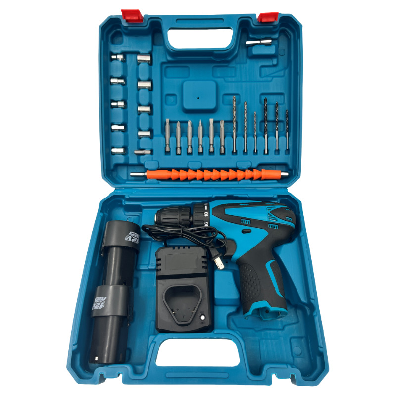 Electric drill, power tools, cross-border lithium drill, 12V multi-functional electric screwdriver, hand drill Item Picture