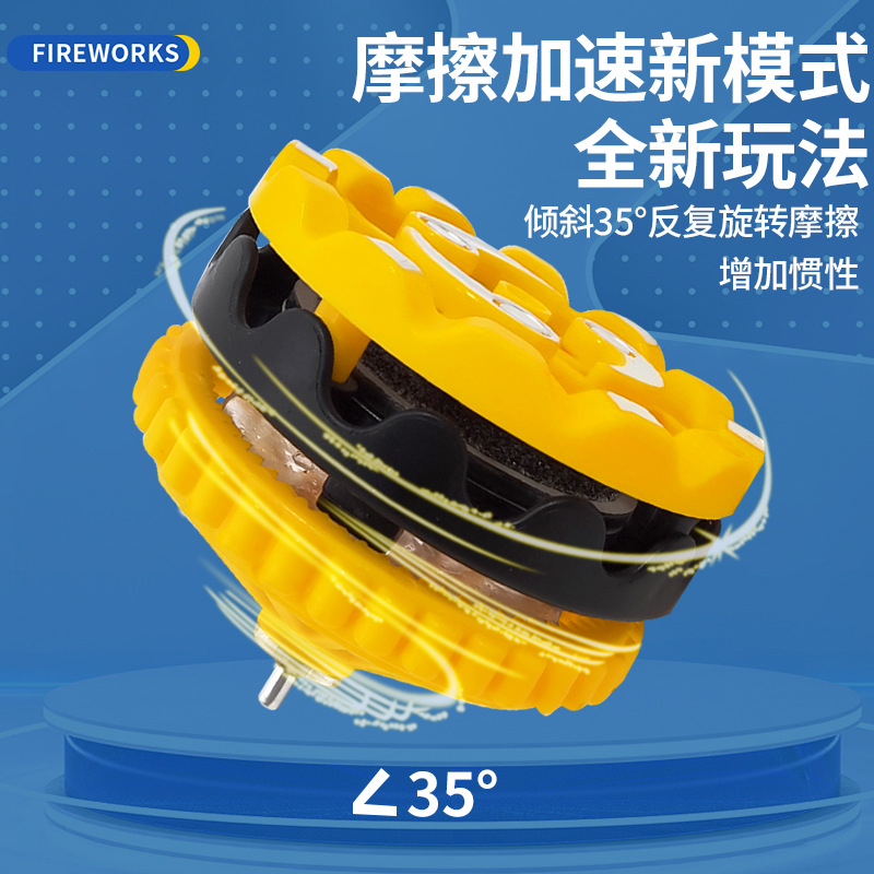 指尖陀螺/塑料小陀螺/陀螺/玩具/炫彩小陀螺细节图