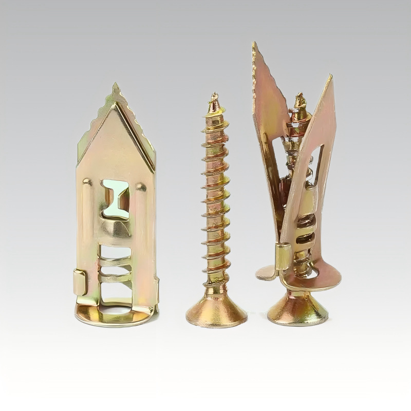 Gypsum board expansion screws without drilling, portable fiber cement board, ETter board, cross-border