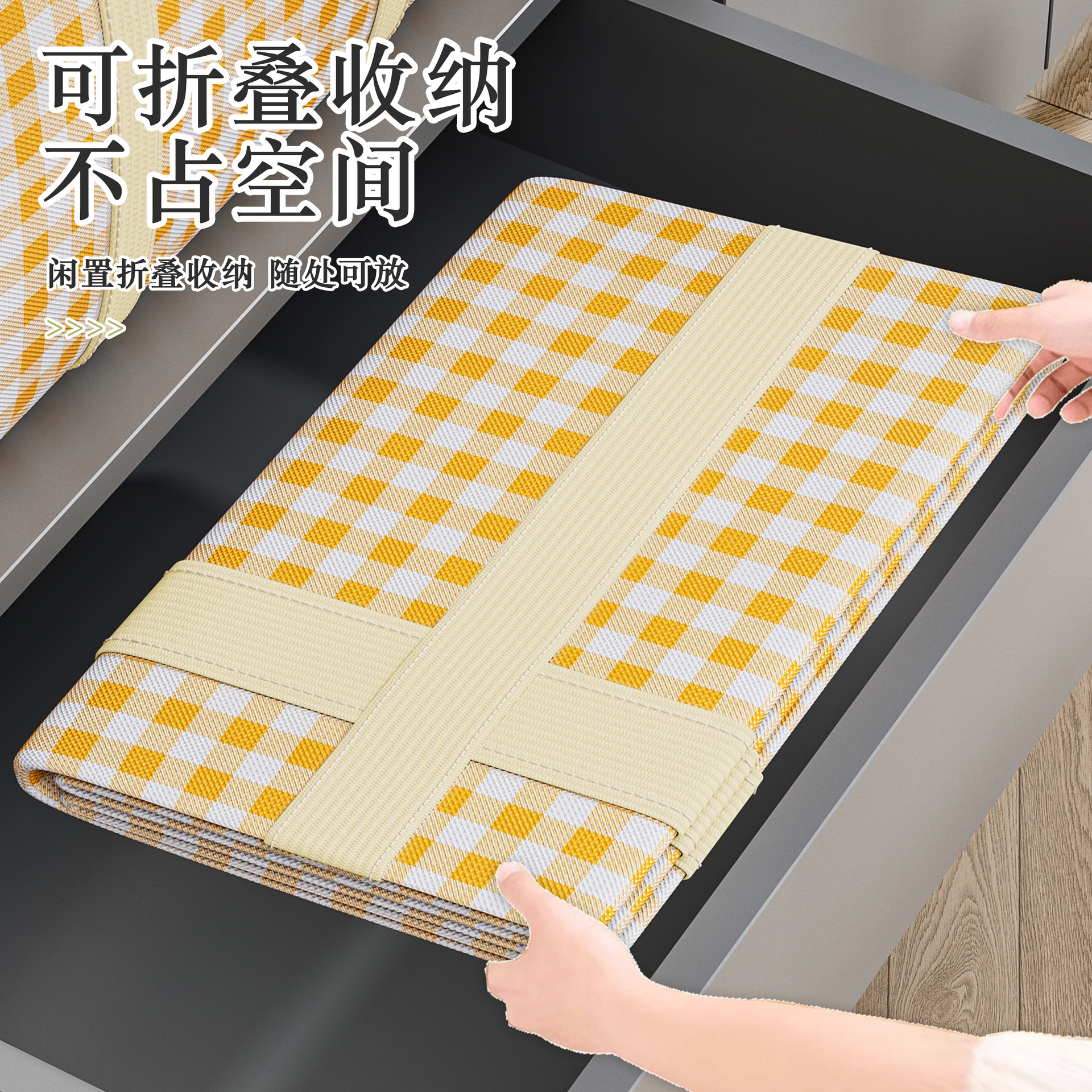 A great tool for organizing and storing quilts and cotton quilts, a moving packing bag, a foldable, oversized, thickened non-woven fabric luggage bag Specification image