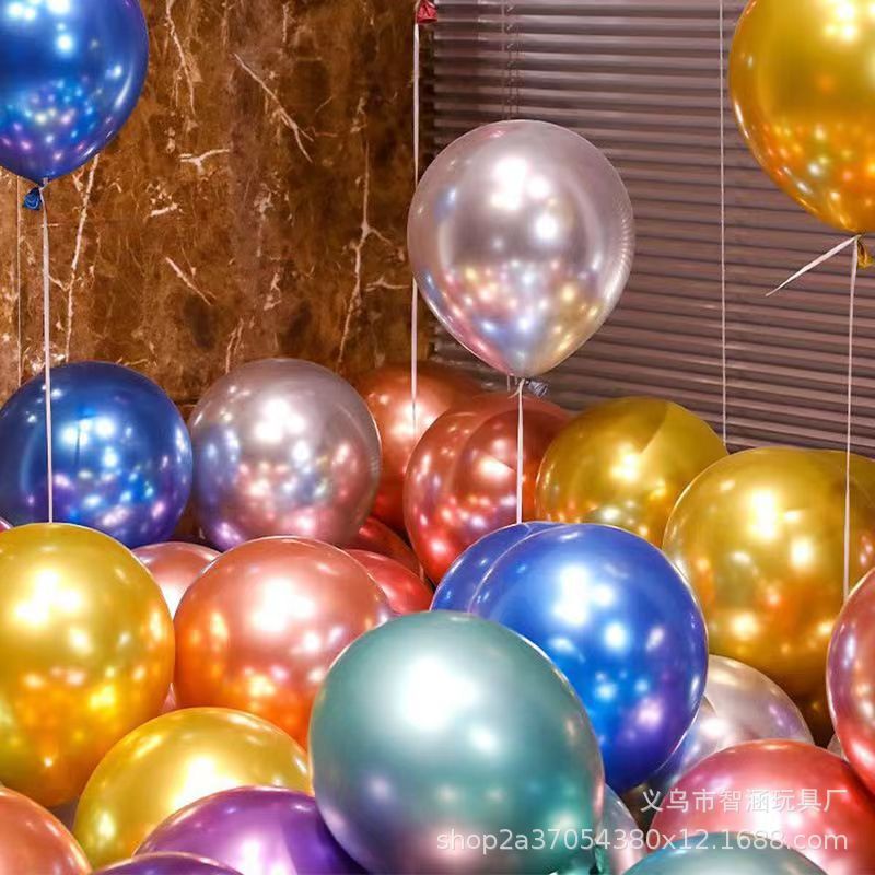 5-inch thickened round metallic balloon, popular birthday, wedding, party, wedding room decoration and wedding supplies Application Scenario