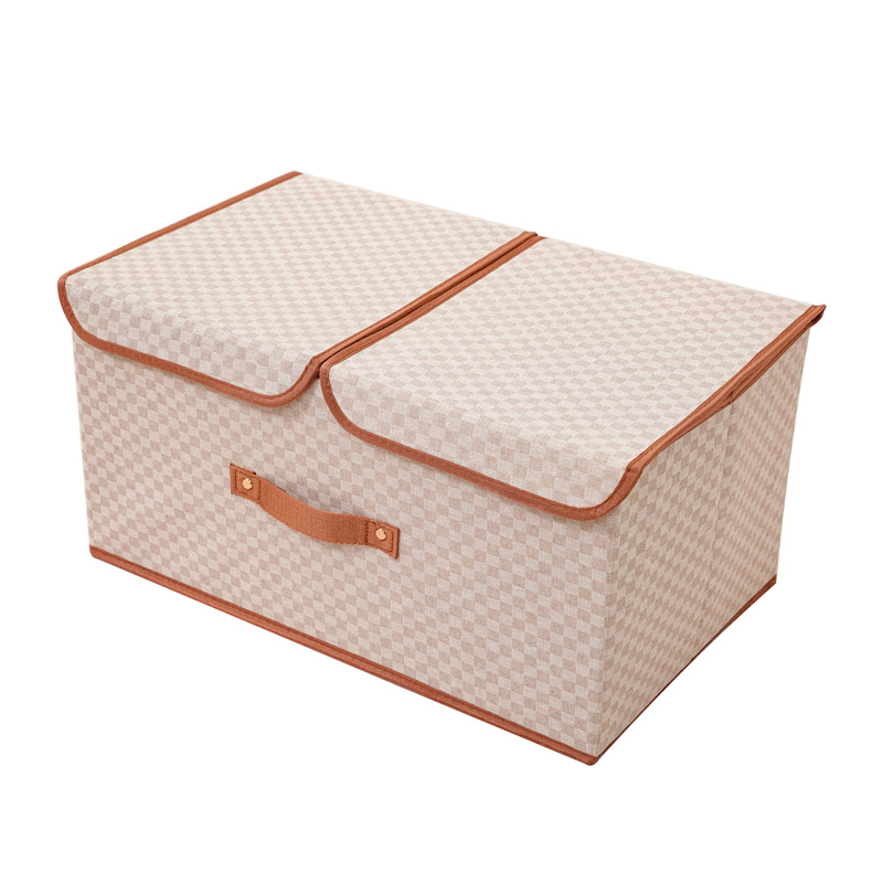 A one-piece clothing storage box with a lid, a household large-capacity wardrobe, a multi-functional classification, and a pants storage wonder Item Picture