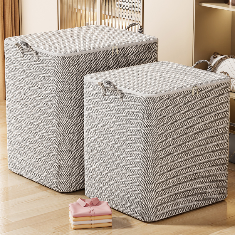Special storage bags for clothes and quilts, moving packing bags, household bedroom storage bags, large-capacity sorting, thickened cotton quilts Application Scenario